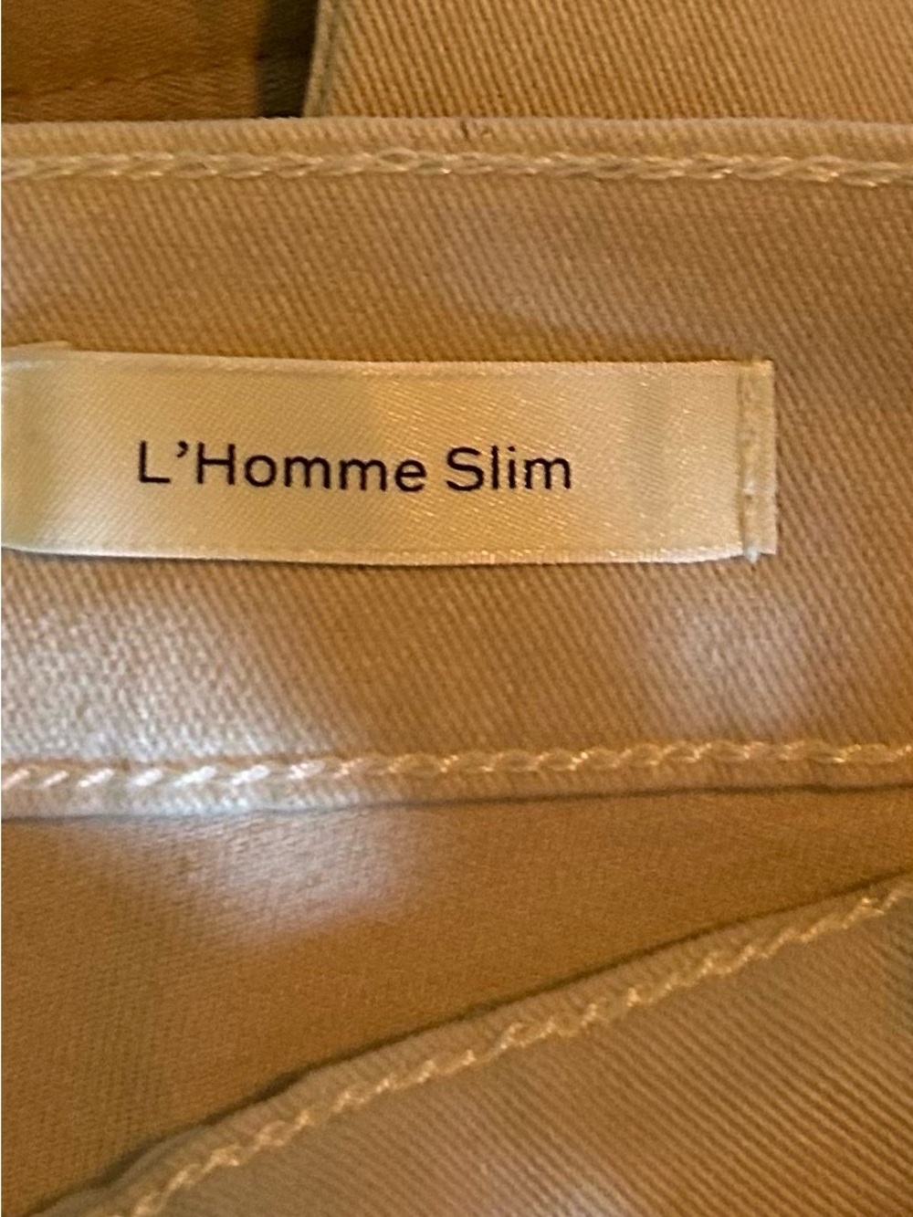 Frame Denim Men's Casual Skinny Jeans in Light Beige - Picture 7 of 9